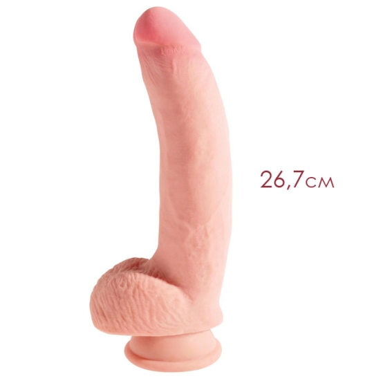 Фаллос King Cock Plus 10&quot; Triple Density