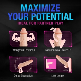 Насадка Intrepid 9.25" Realistic Penis