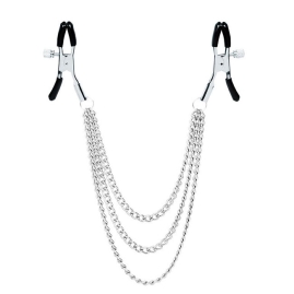 Зажимы на соски Notabu с тройной цепочкой